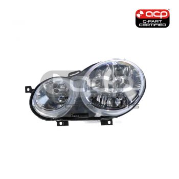 Halogen Electric Adjust Head Lamp Passenger Side Certified Suits Volkswagen Polo 9N 2002 to 2005