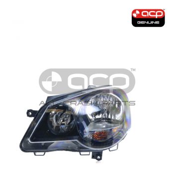 Halogen Head Lamp Passenger Side Genuine Suits Volkswagen Polo GTi 9N 3 Door 2005 to 2010
