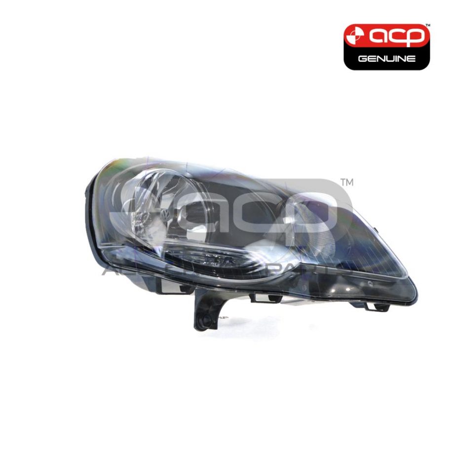 Halogen Head Lamp Drivers Side Genuine Suits Volkswagen Polo GTi 9N 3 Door 2005 to 2010