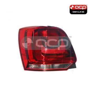 Tail Lamp Passenger Side Genuine Suits Volkswagen Polo 6R 2010 to 2014