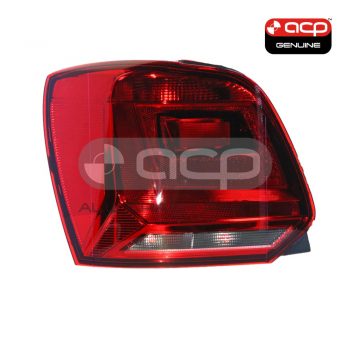 Tail Lamp Passenger Side Genuine Suits Volkswagen Polo 6C 2014 to 2018