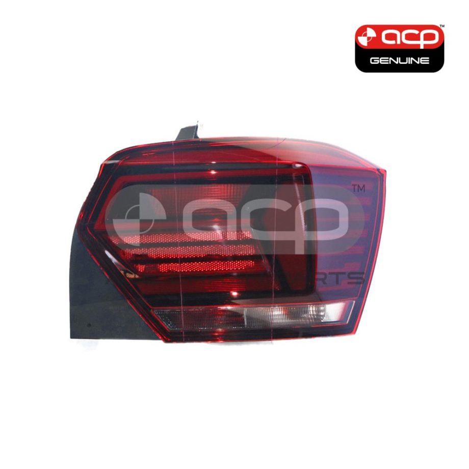 Tail Lamp Drivers Side Genuine Suits Volkswagen Polo AW 2018 On