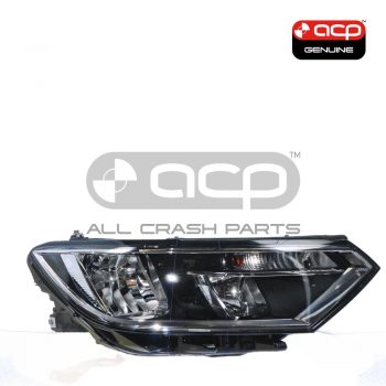 Halogen Head Lamp Drivers Side Genuine Suits Volkswagen Passat B8 2015 to 2021