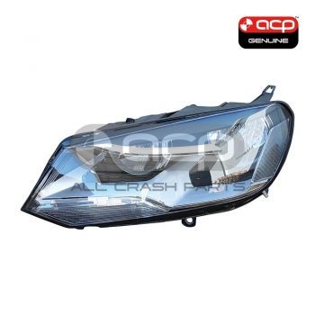 Halogen Head Lamp Passenger Side Genuine Suits Volkswagen Touareg 7P 7/2011 to 7/2015