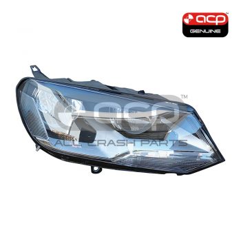 Halogen Head Lamp Driver Side Genuine Suits Volkswagen Touareg 7P 7/2011 to 7/2015