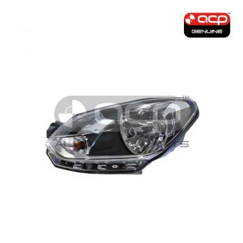 Halogen Electric Adjust Head Lamp Passenger Side OES Suits Volkswagen Up AA 2012 to 2014