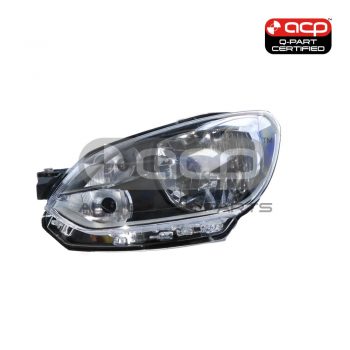 Halogen Electric Adjust Head Lamp Passenger Side Certified Suits Volkswagen Up AA 2012 to 2014