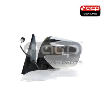 Door Mirror Passenger Side Genuine suits Mitsubishi Triton 2006 to 2015-Electric Chrome